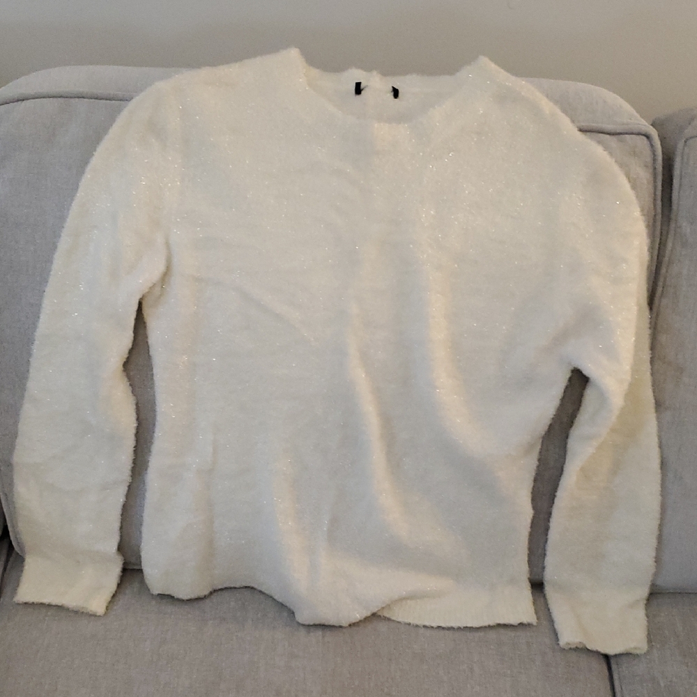 Limited Too White Long Sleeve Sweater